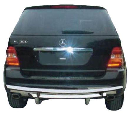 Защита заднего бампера Mercedes ML (05-13)