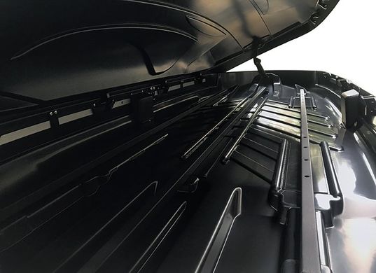 Автобокс Terra Drive 600 Черный глянец, Двустороннее открытие