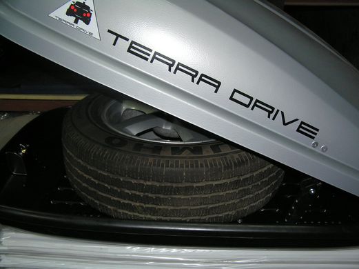 Автобокс Terra Drive 420 Чорний, Двостороннє відкриття
