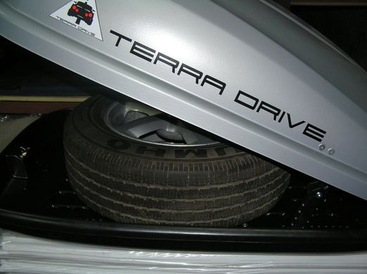 Автобокс Terra Drive 320 Черный, Одностороннее открытие